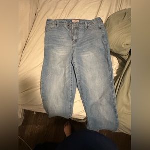 Straight leg jeans